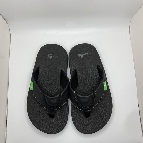 Kids Sanuk Flip Flops Size 11/12 - Picture 3 of 10